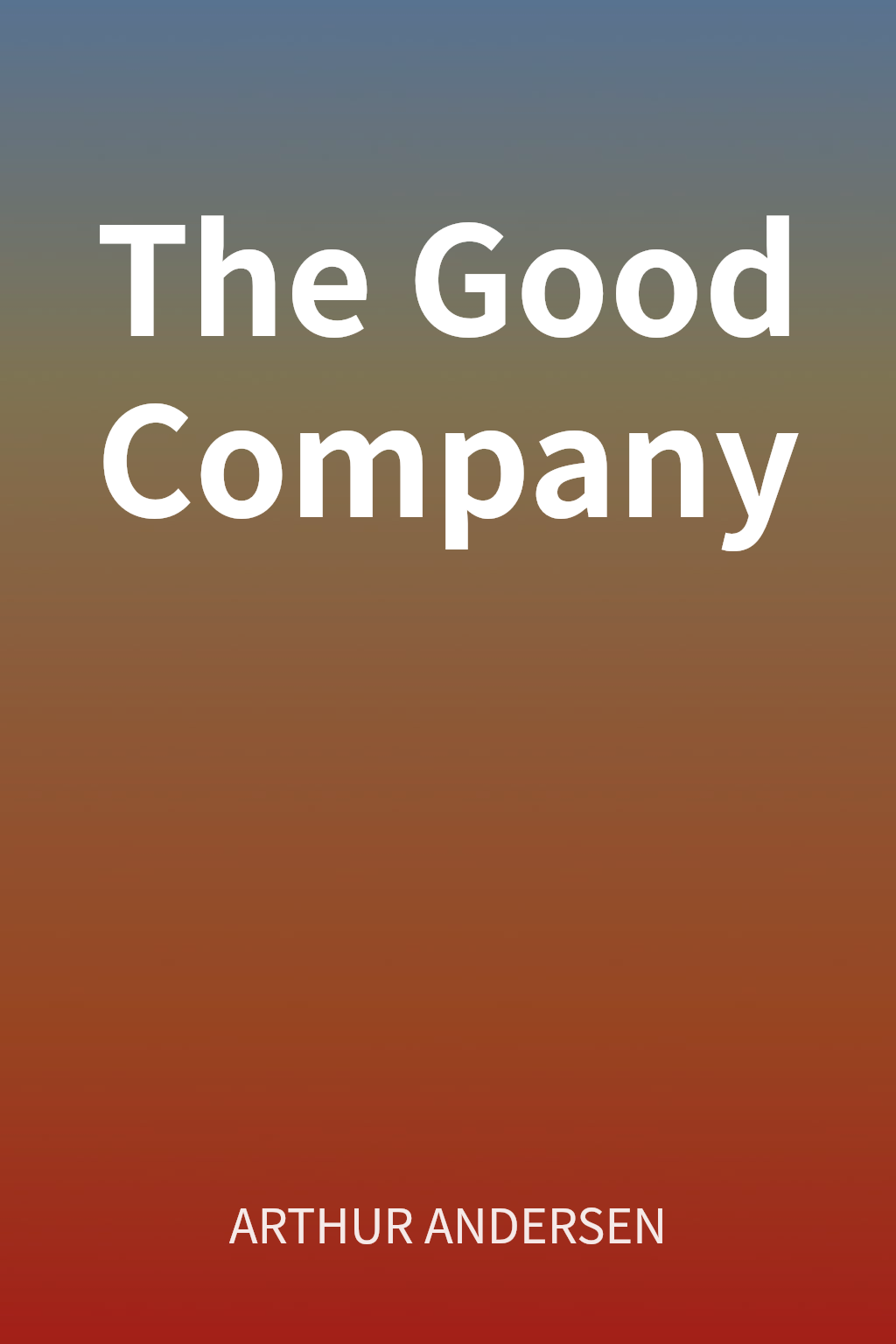 The Good Company cover