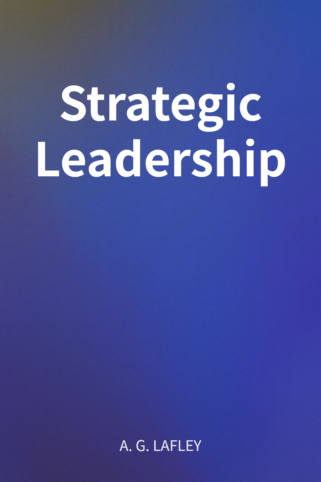 Strategic Leadership cover