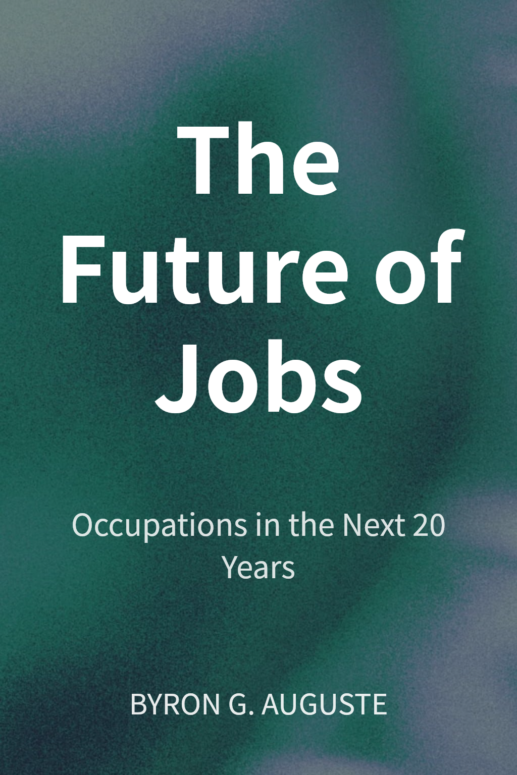 The Future of Jobs cover
