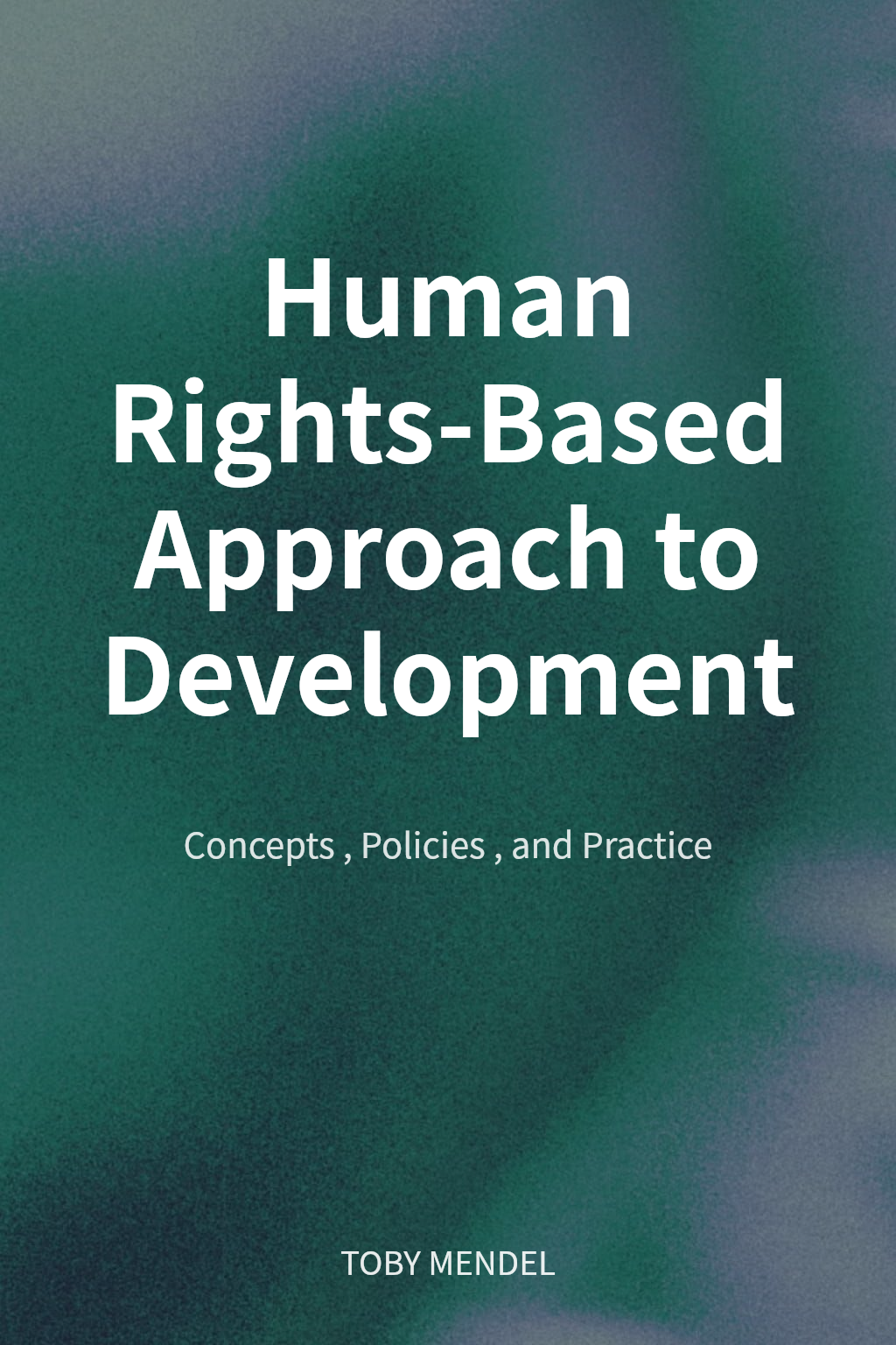 Human Rights-Based Approach to Development cover