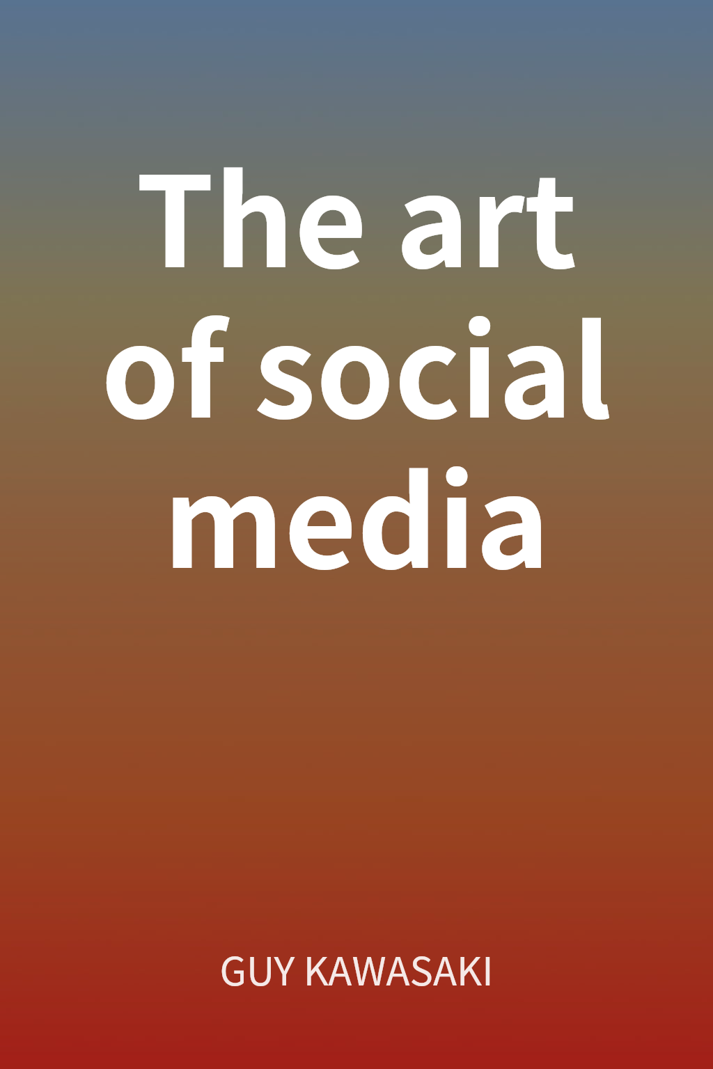 The art of social media cover
