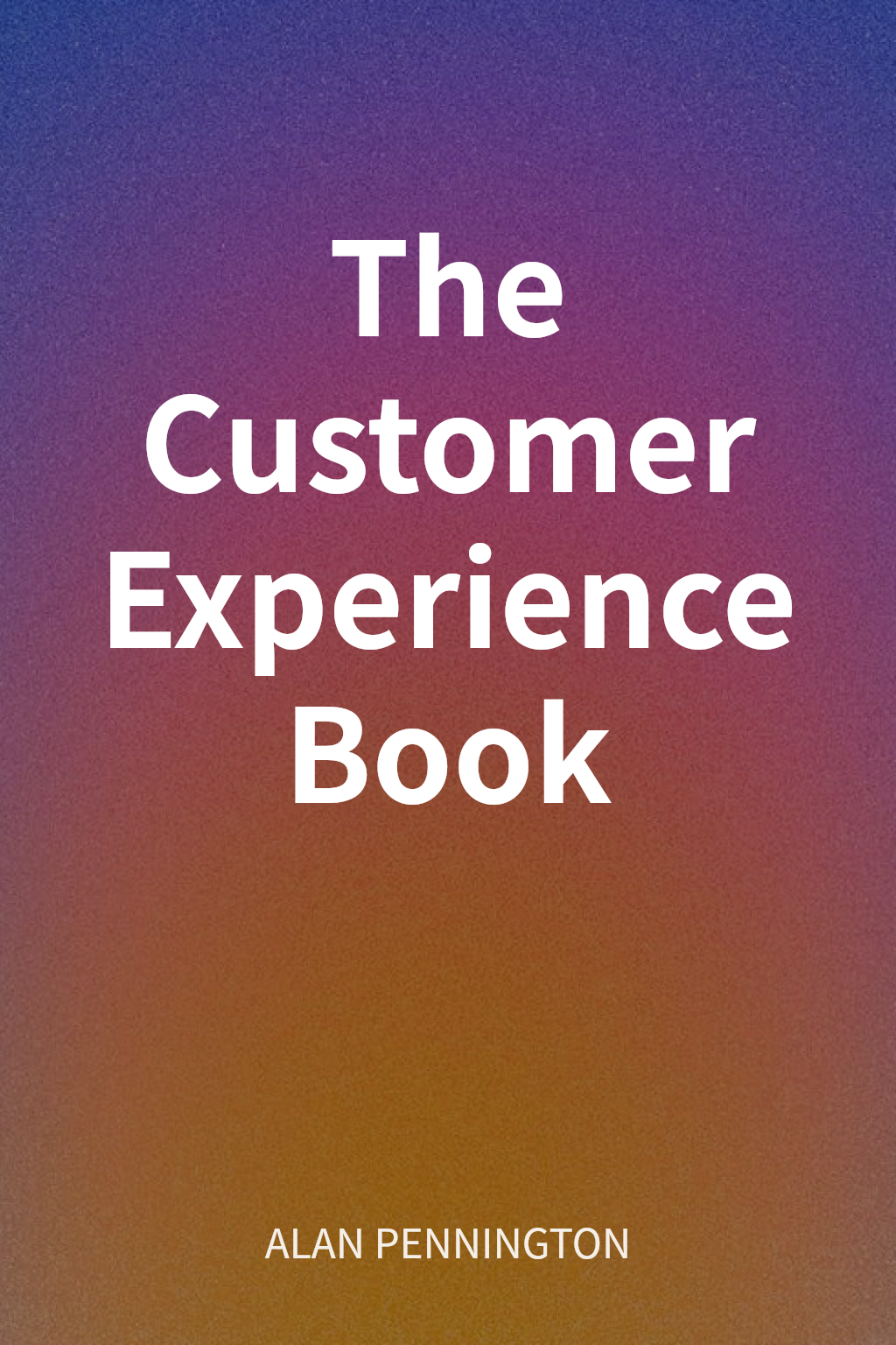 The Customer Experience Book cover