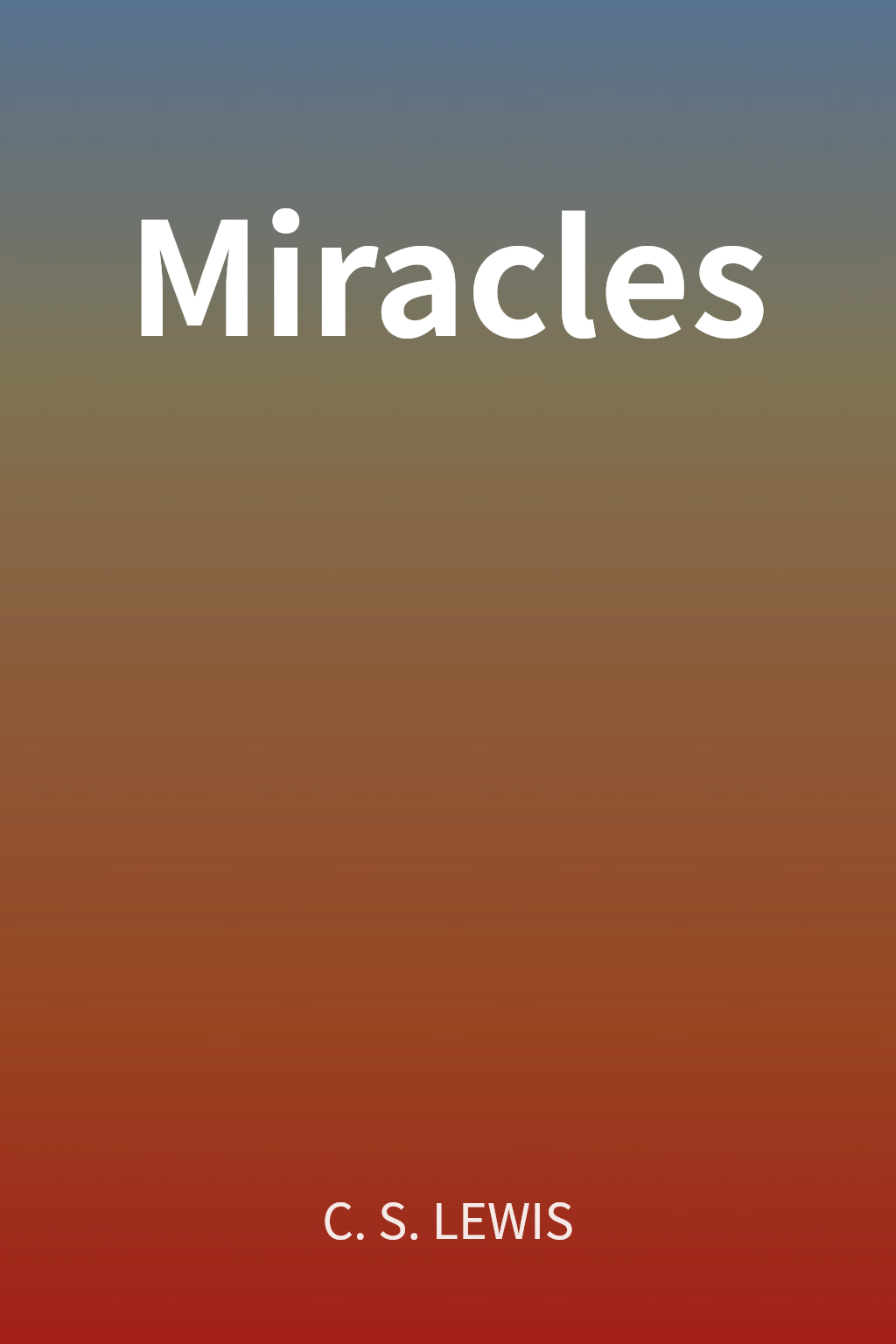 Miracles cover