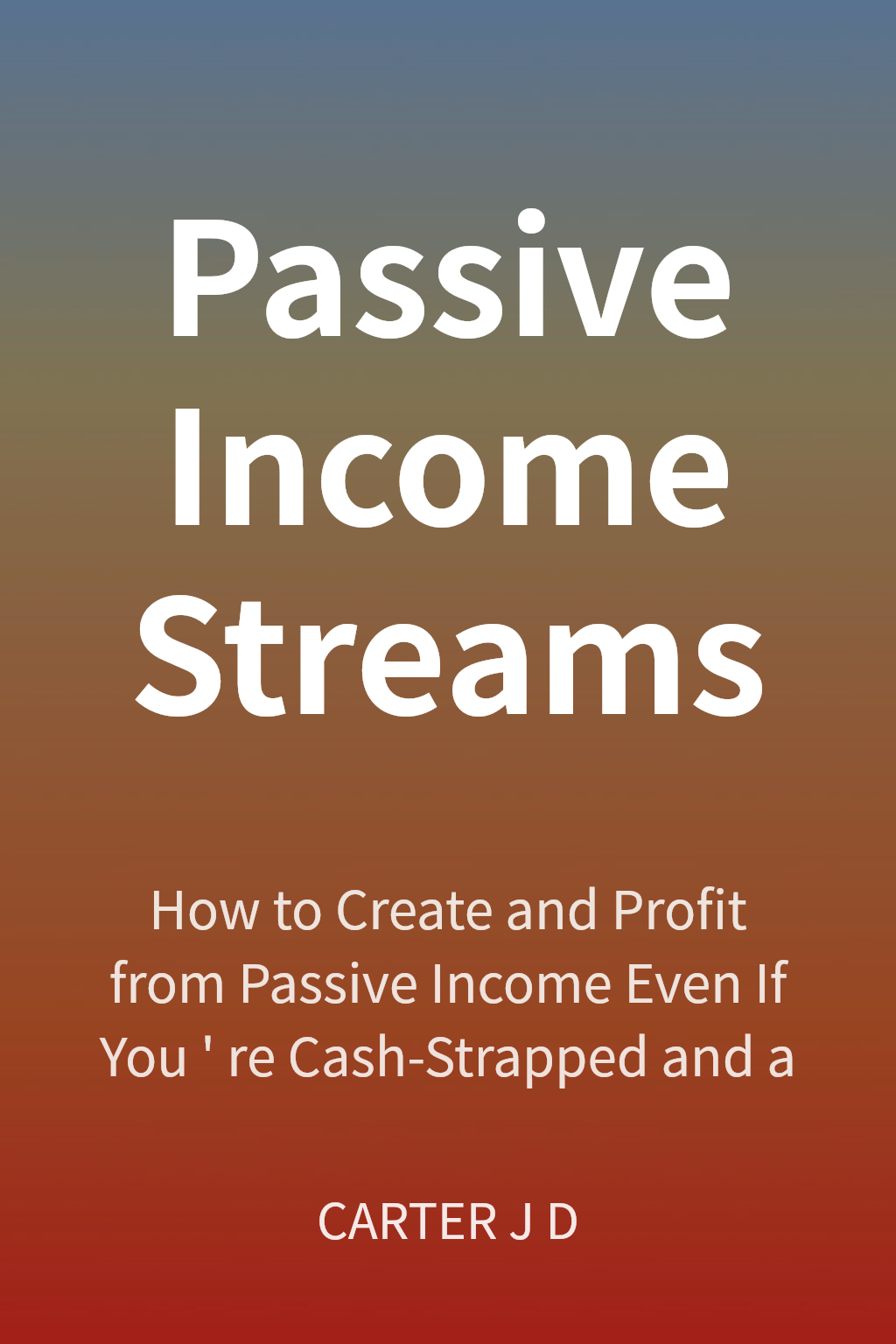 Passive Income Streams cover