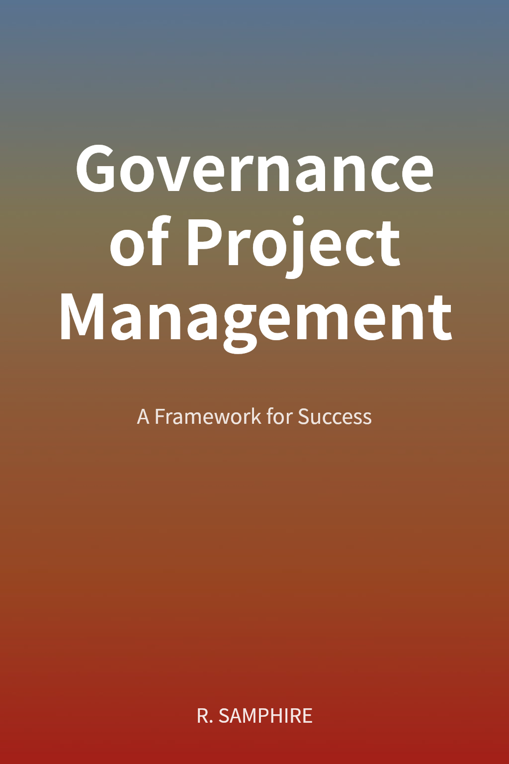 Governance of Project Management cover