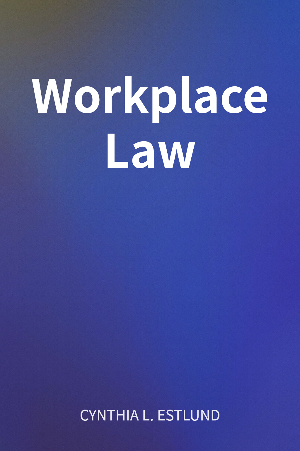 Workplace Law cover