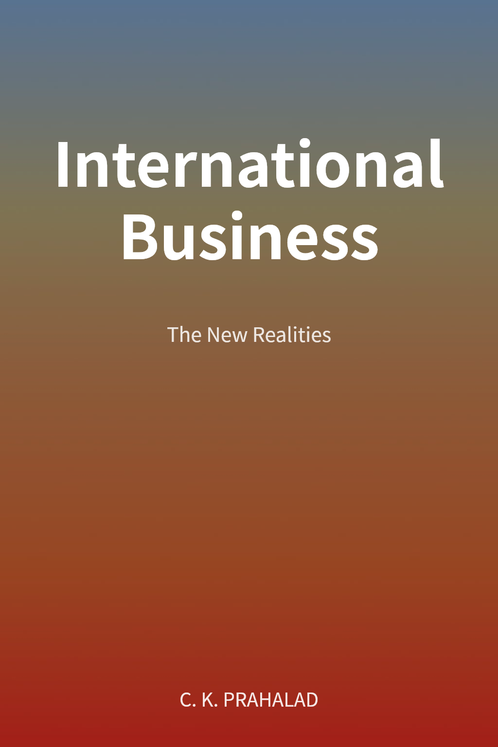 International Business cover