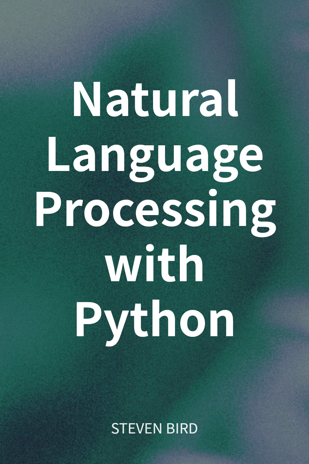 Natural Language Processing with Python cover