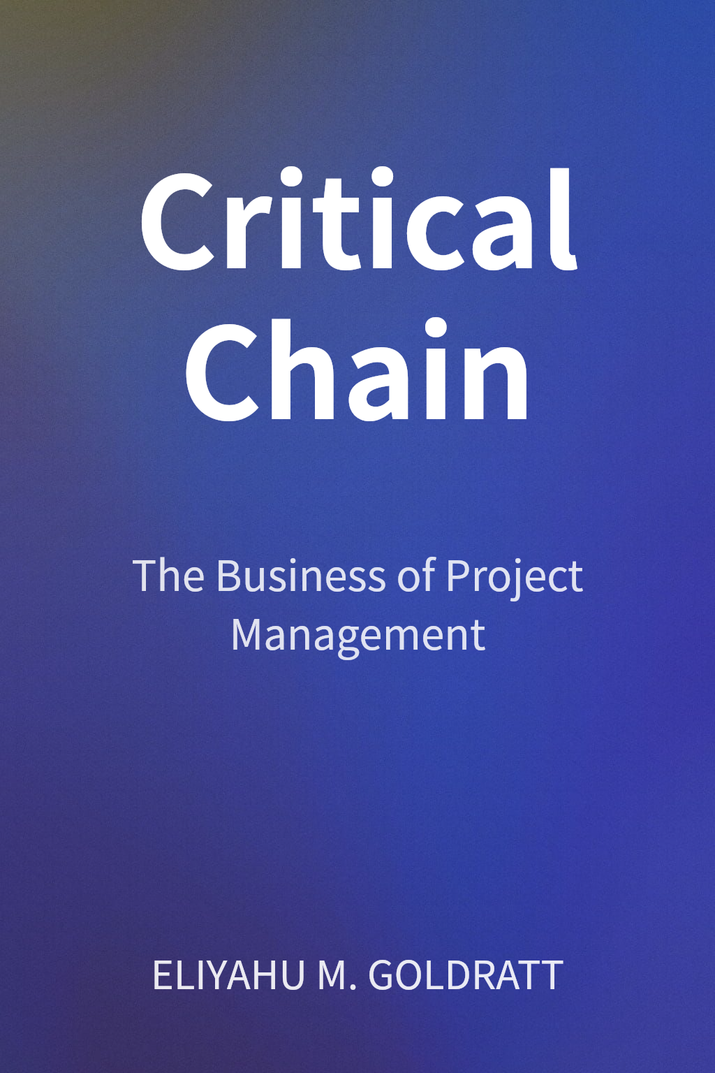 Critical Chain cover