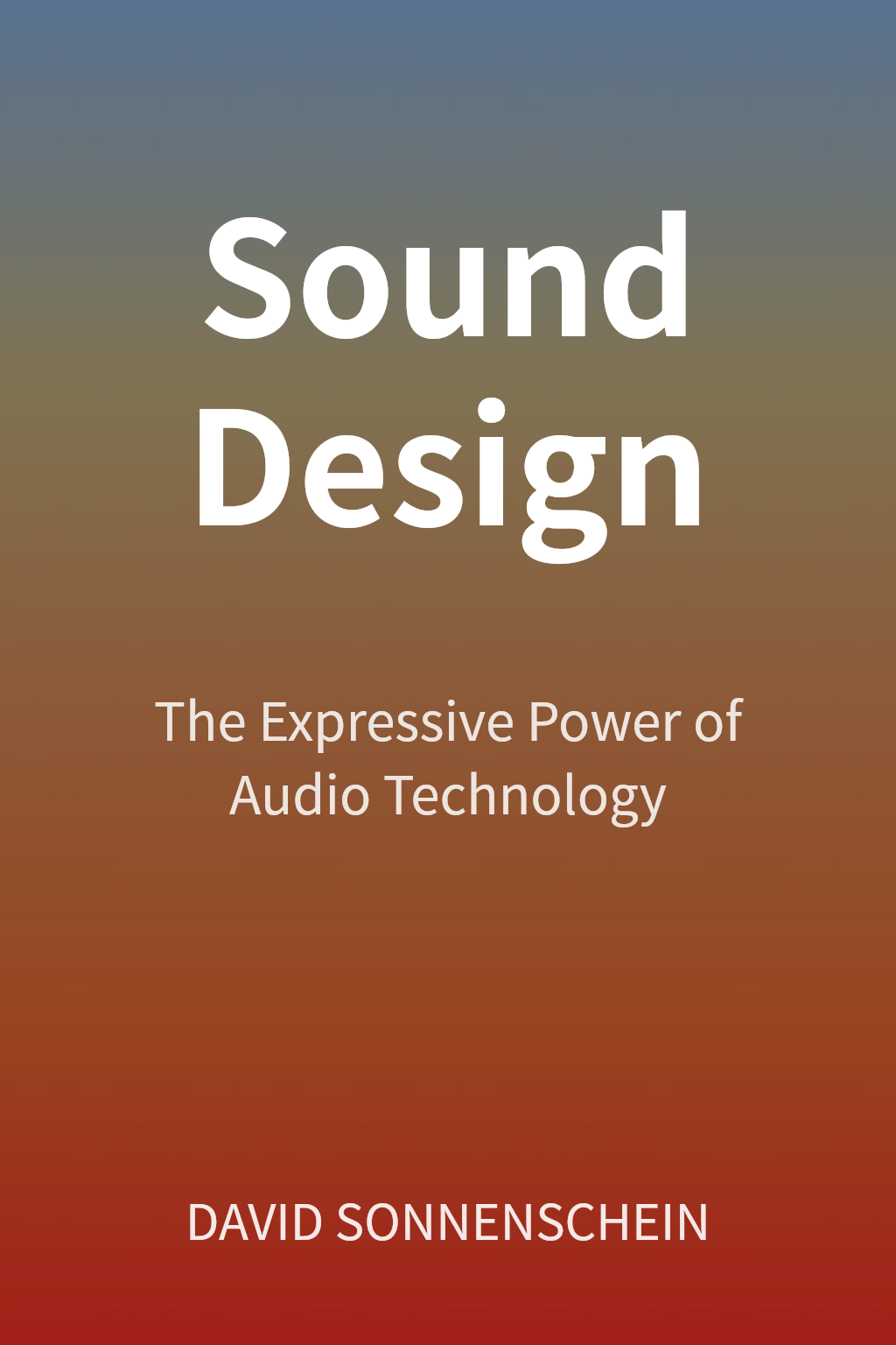 Sound Design cover