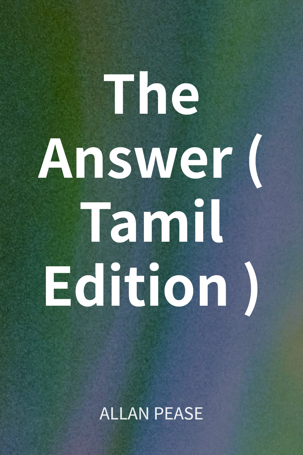 The Answer (Tamil Edition) cover