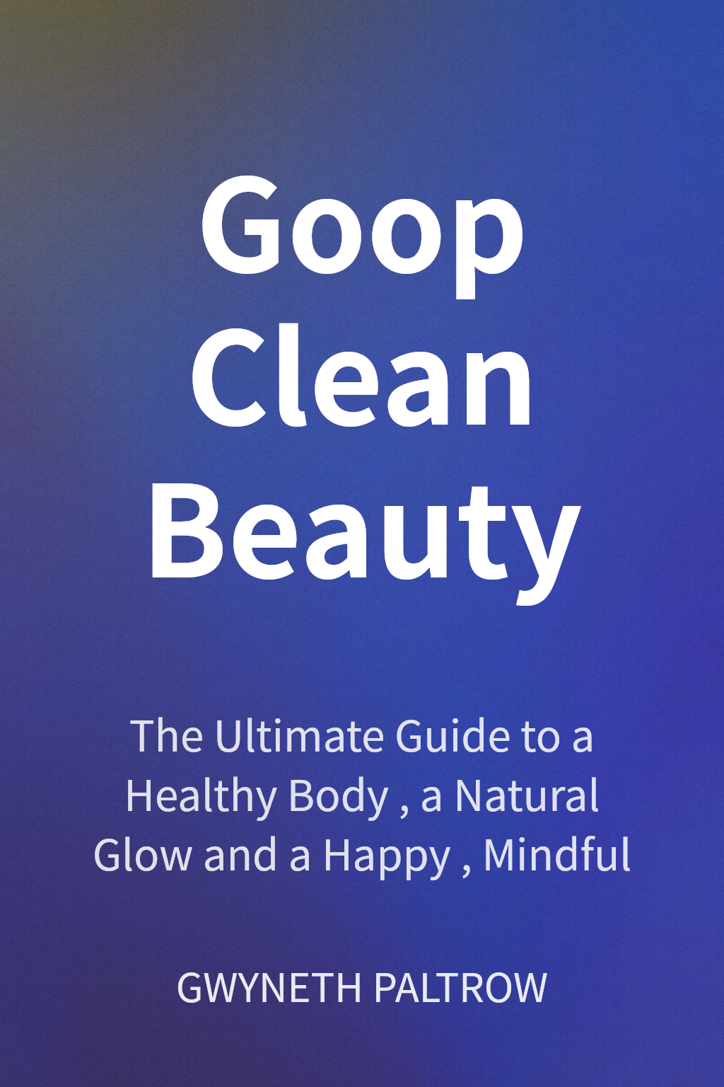Goop Clean Beauty cover