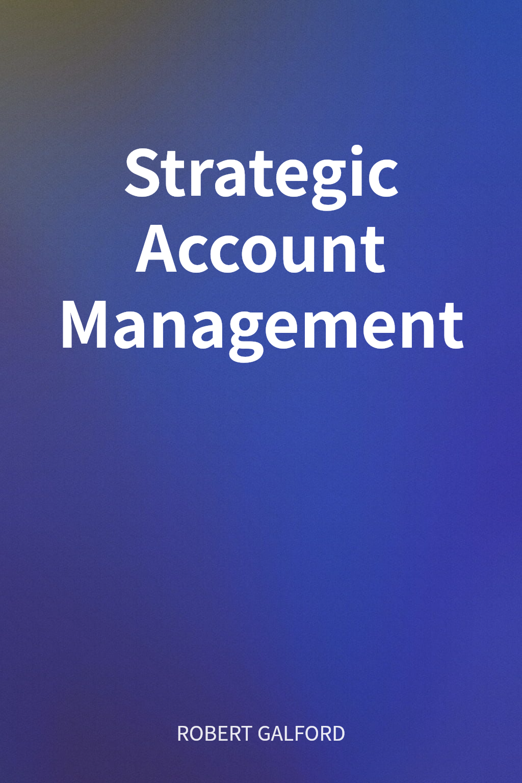 Strategic Account Management cover