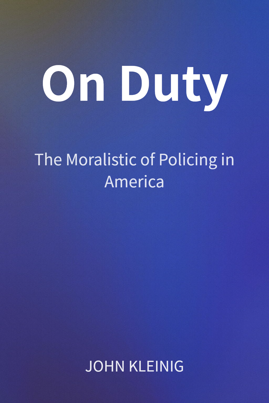 On Duty cover