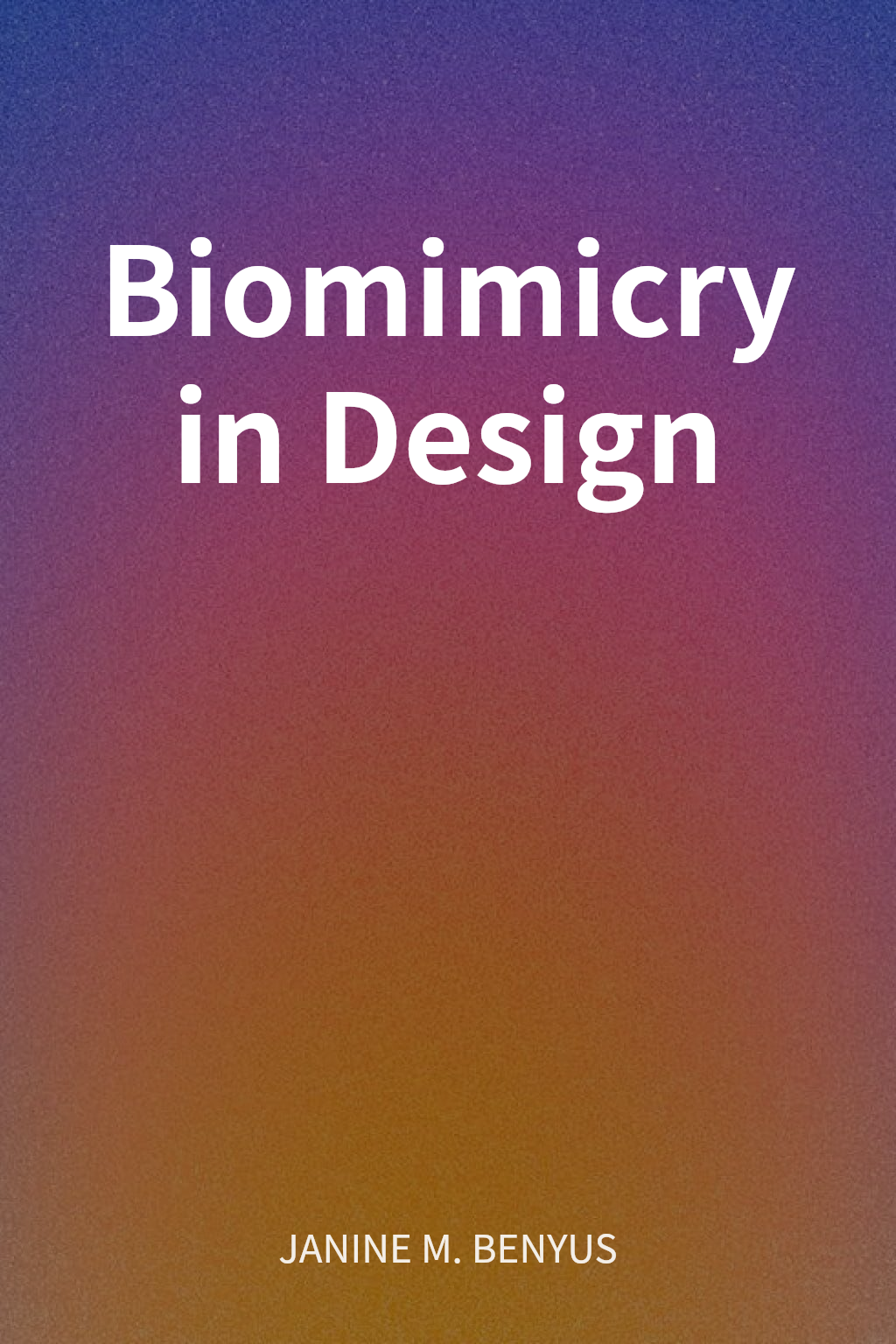 Biomimicry in Design cover