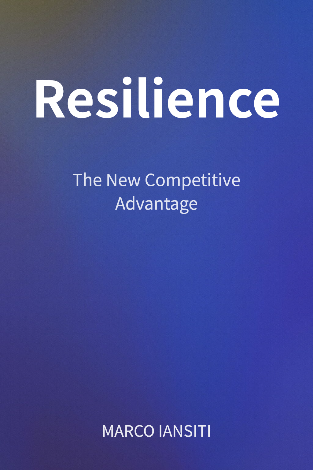 Resilience cover