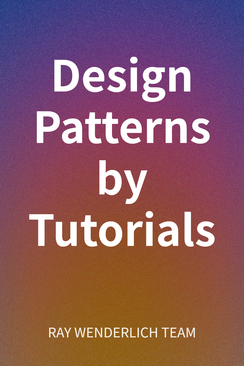 Design Patterns by Tutorials cover
