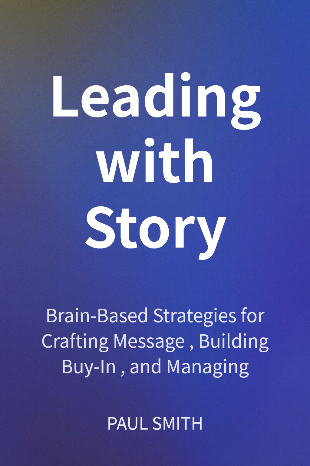 Leading with Story cover