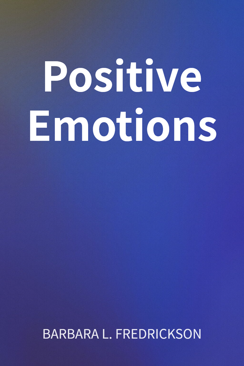 Positive Emotions cover