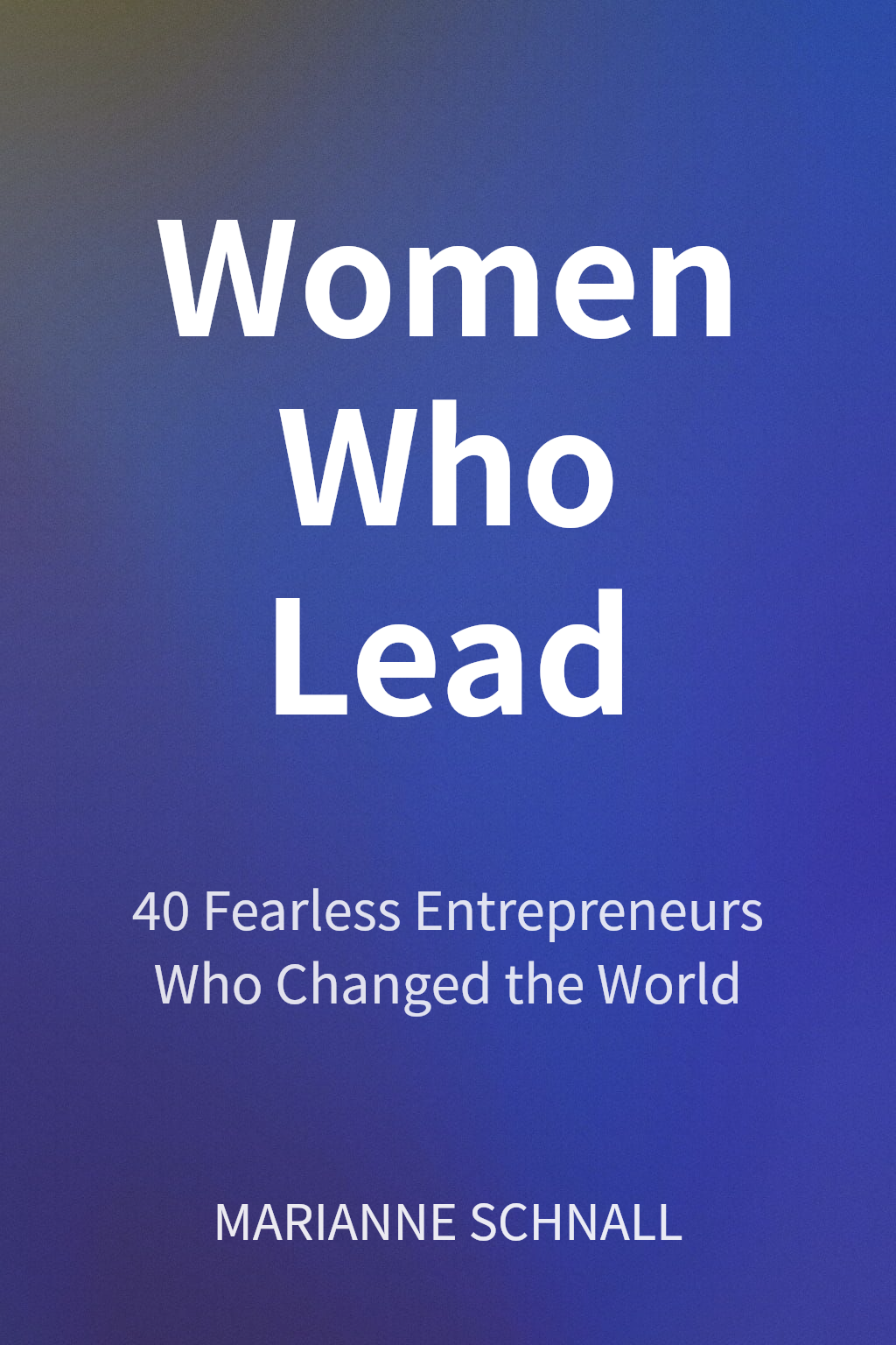 Women Who Lead cover