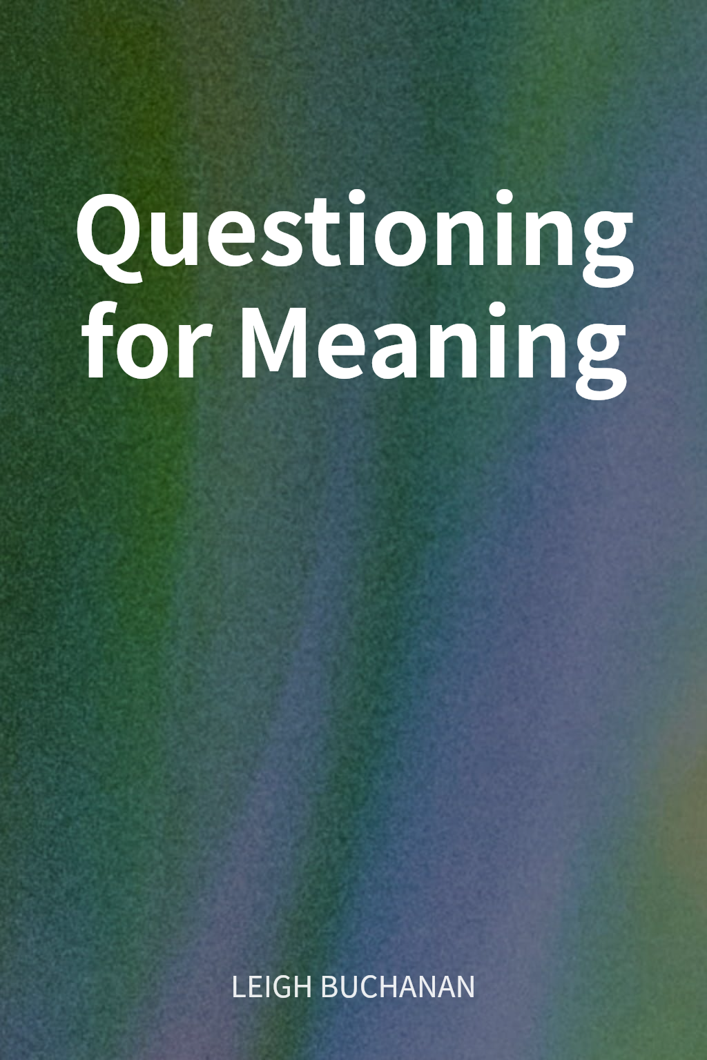 Questioning for Meaning cover