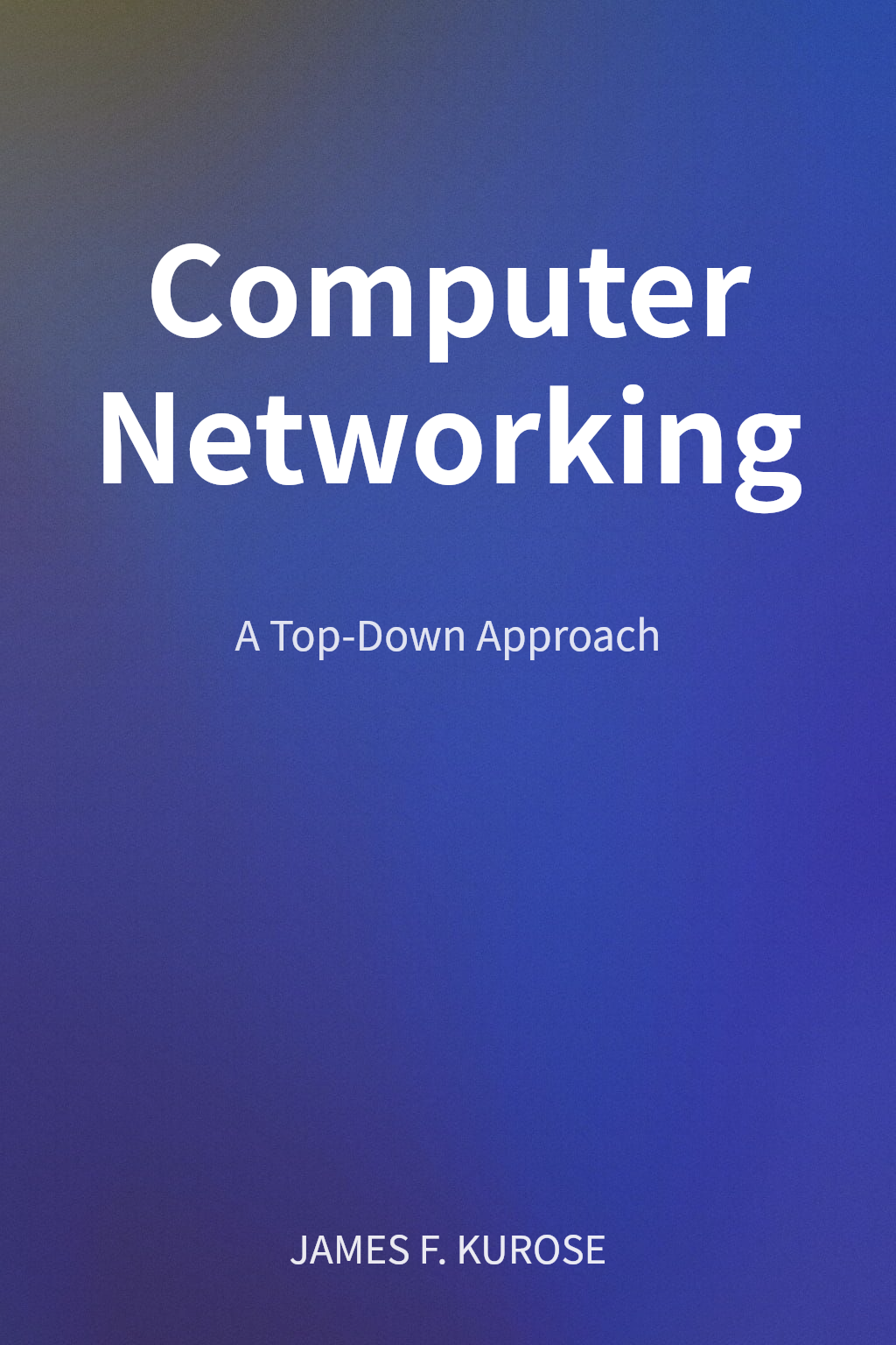 Computer Networking cover