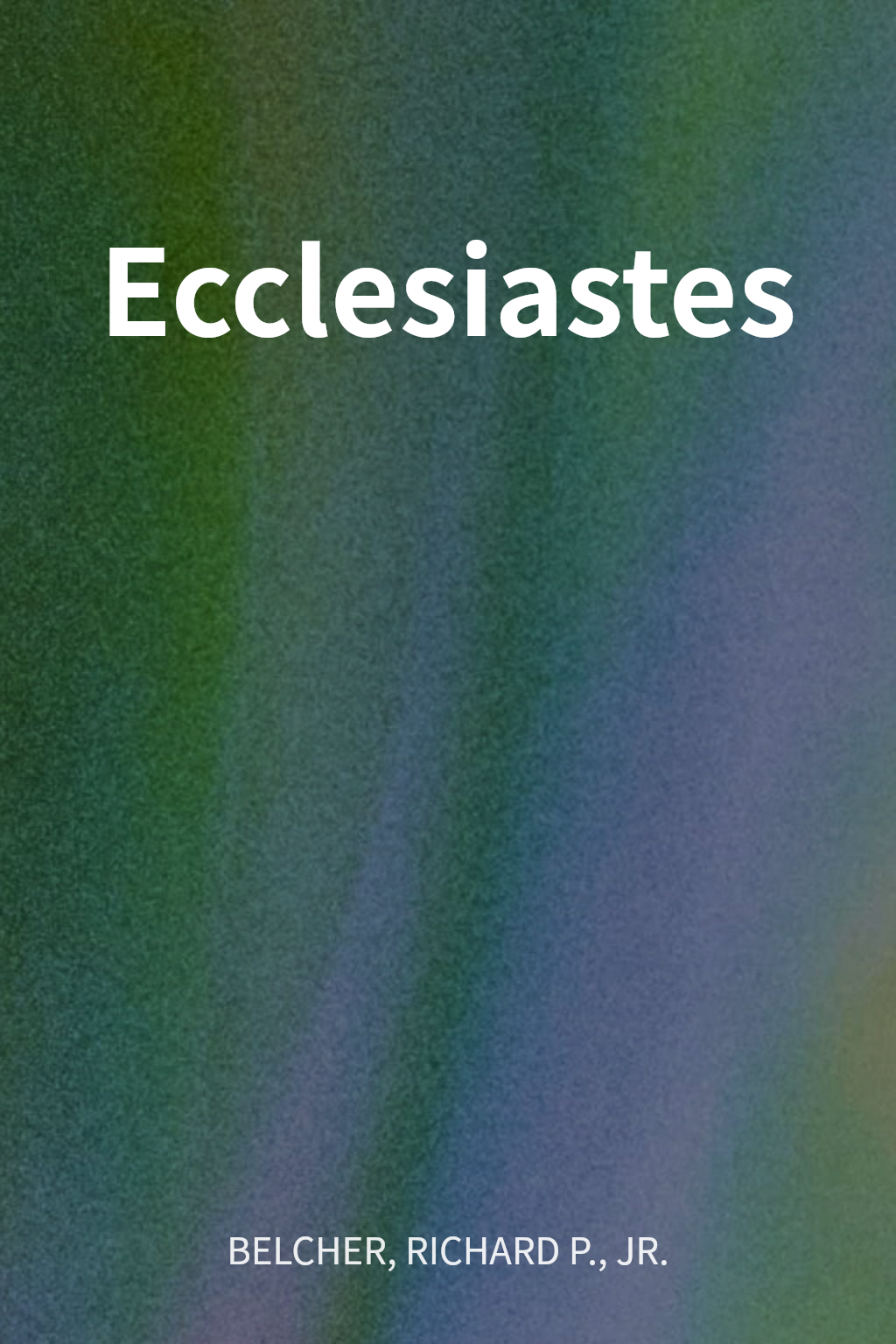Ecclesiastes cover