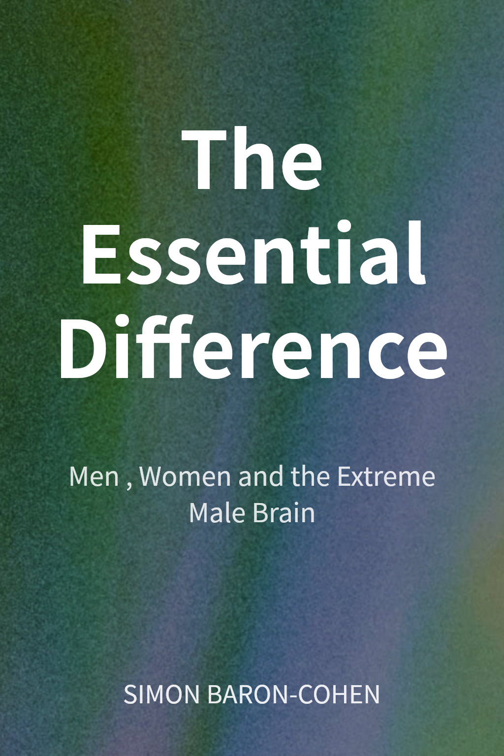 The Essential Difference 封面