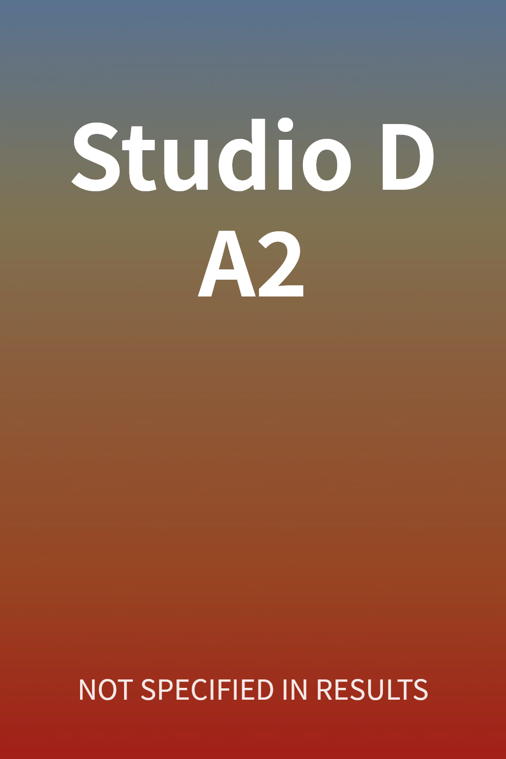 Studio D A2 cover