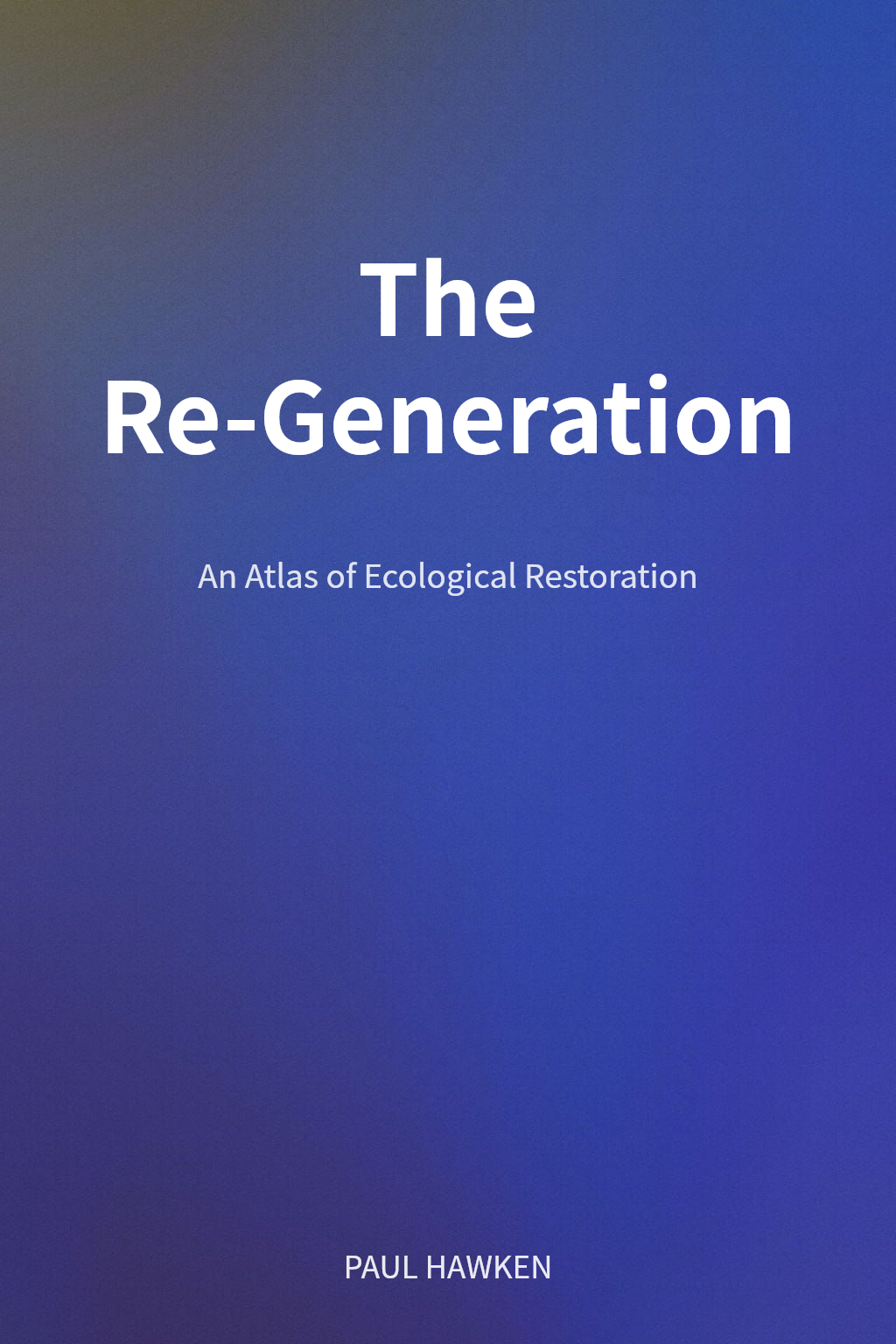 The Re-Generation cover