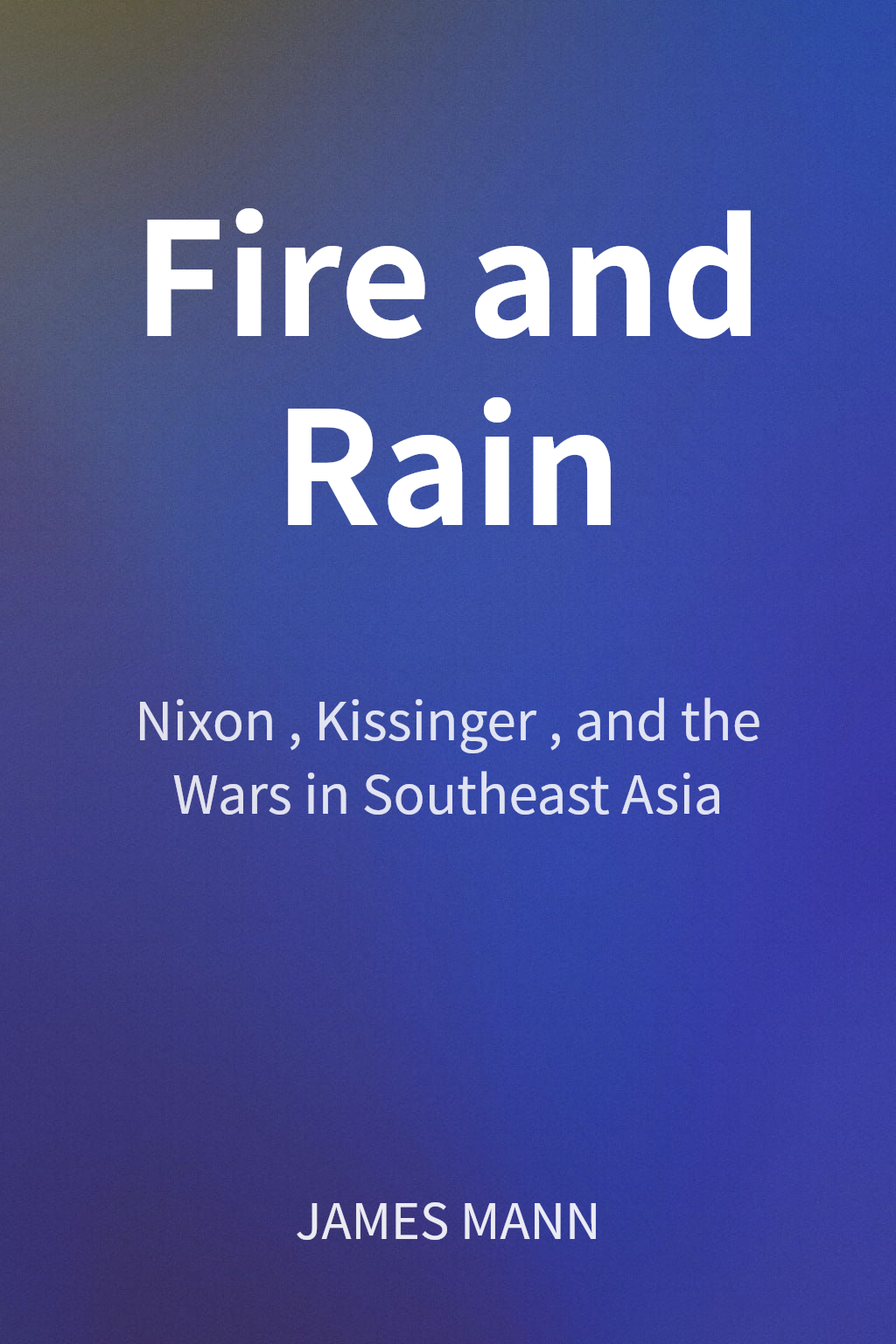 Fire and Rain cover