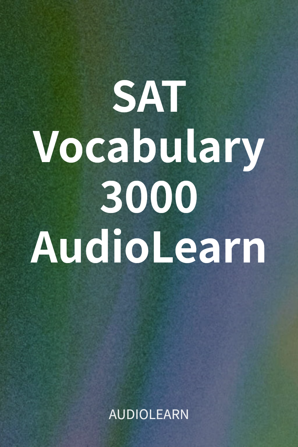 SAT Vocabulary 3000 AudioLearn cover
