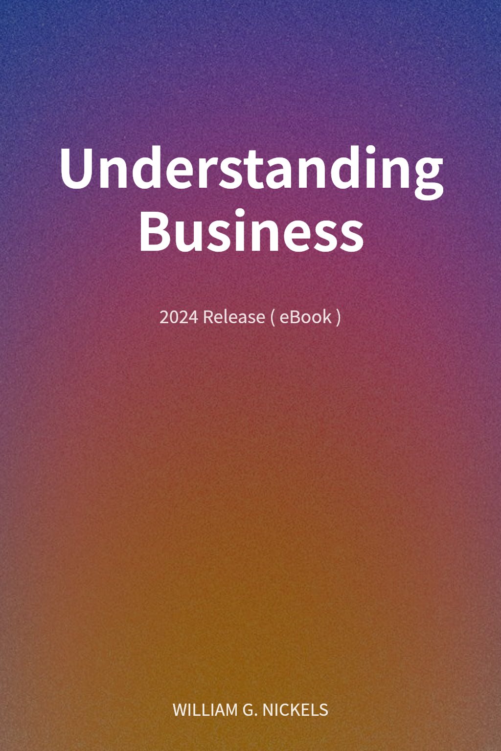 Understanding Business cover