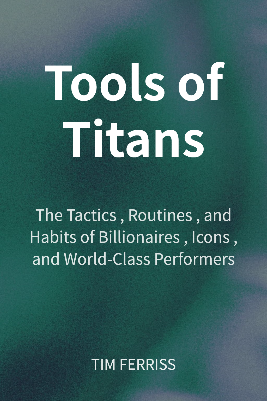 Tools of Titans cover