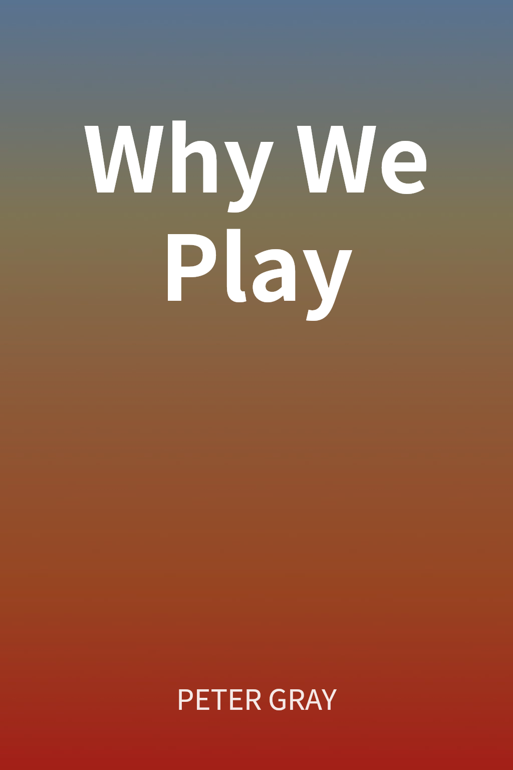 Why We Play cover