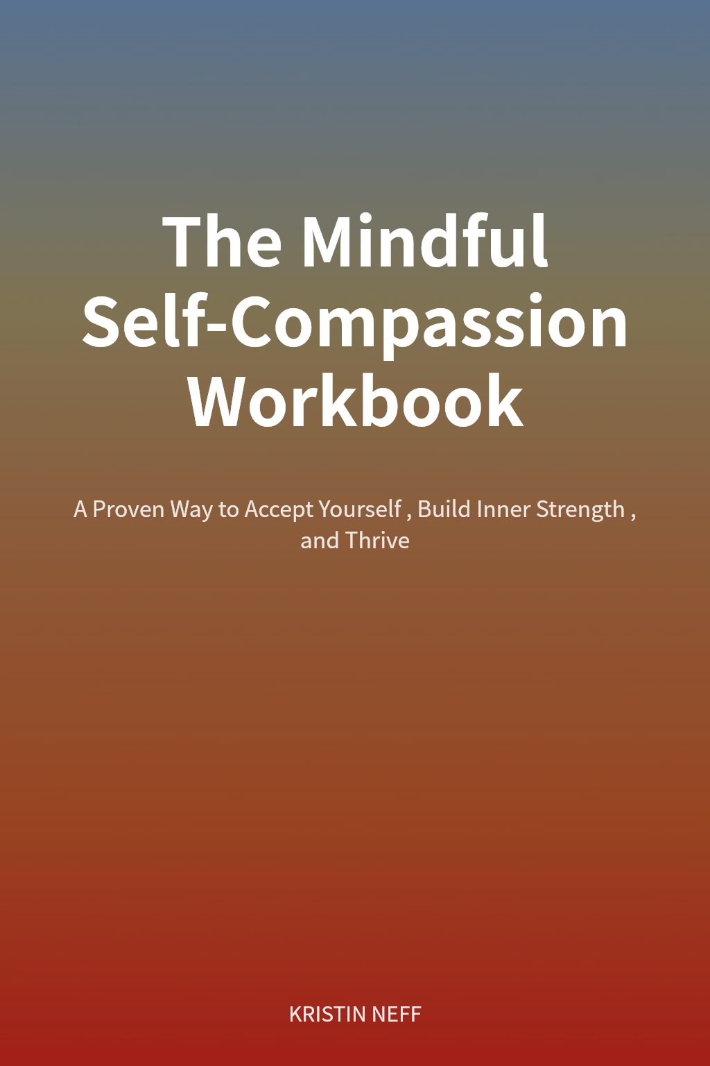 The Mindful Self-Compassion Workbook cover