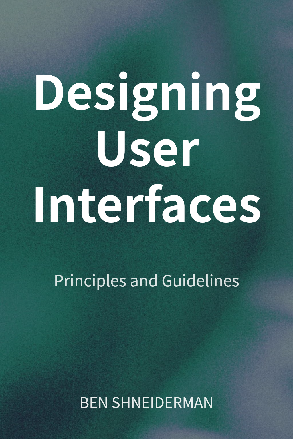 Designing User Interfaces cover