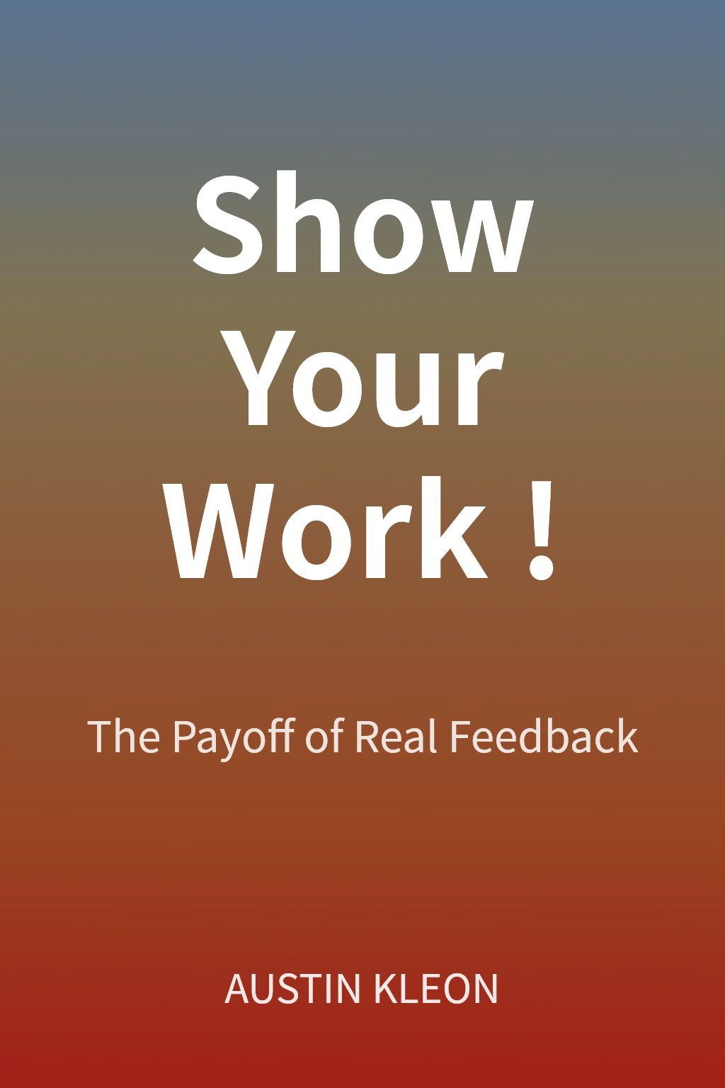 Show Your Work! cover