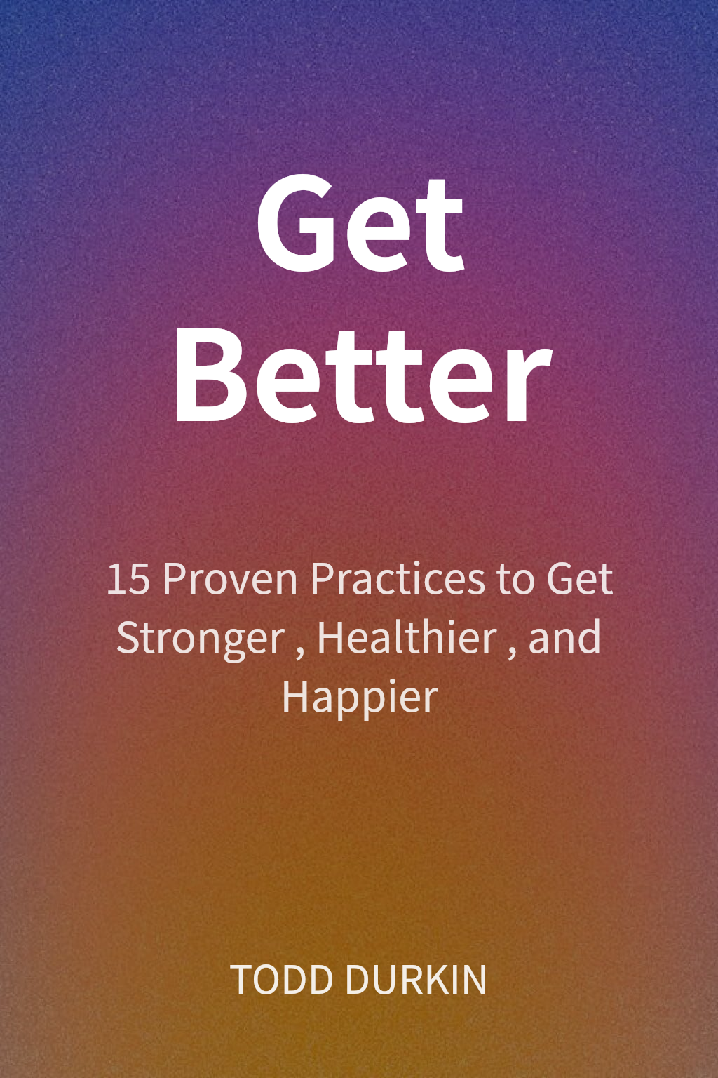 Get Better cover