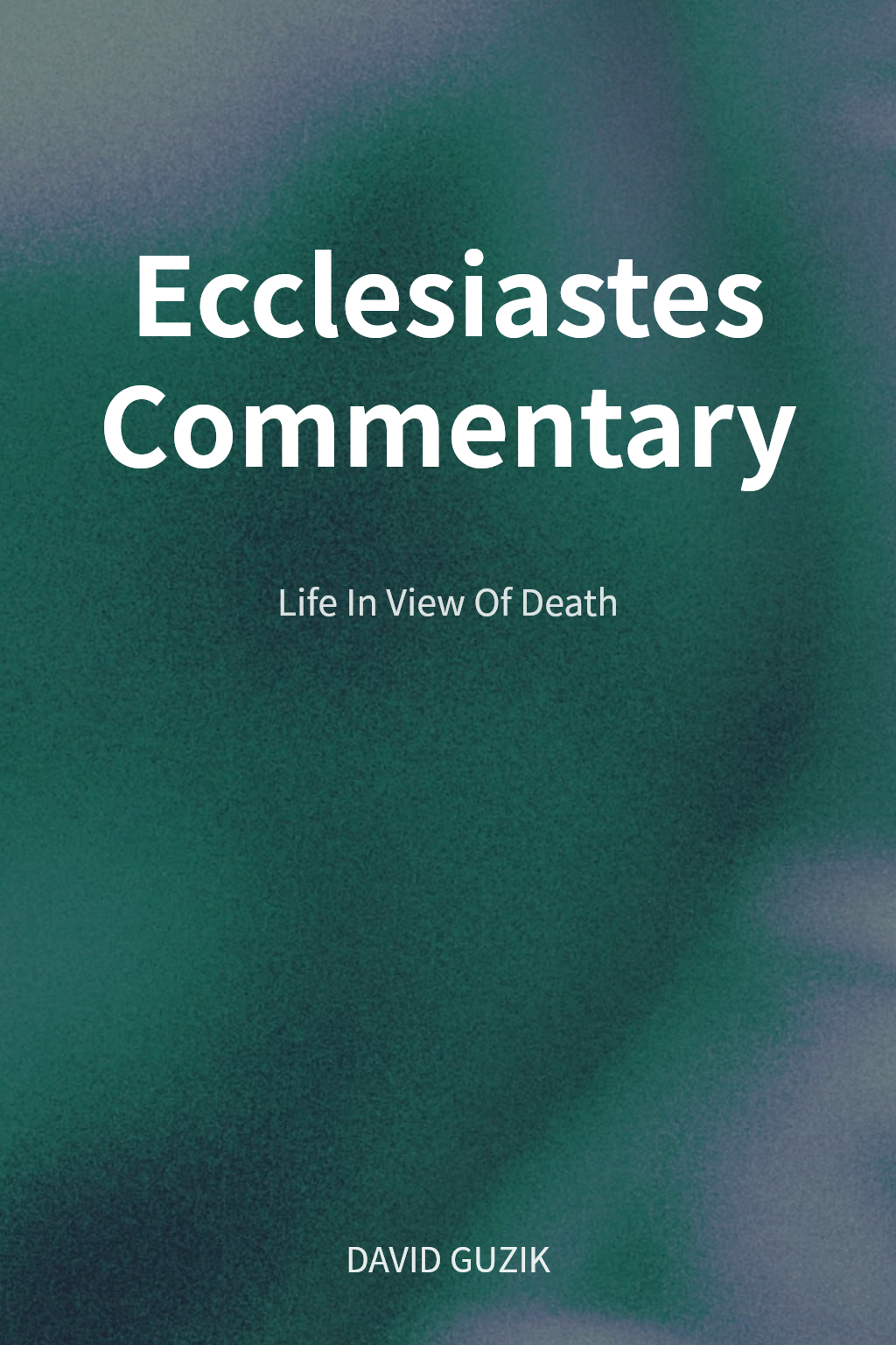 Ecclesiastes Commentary cover