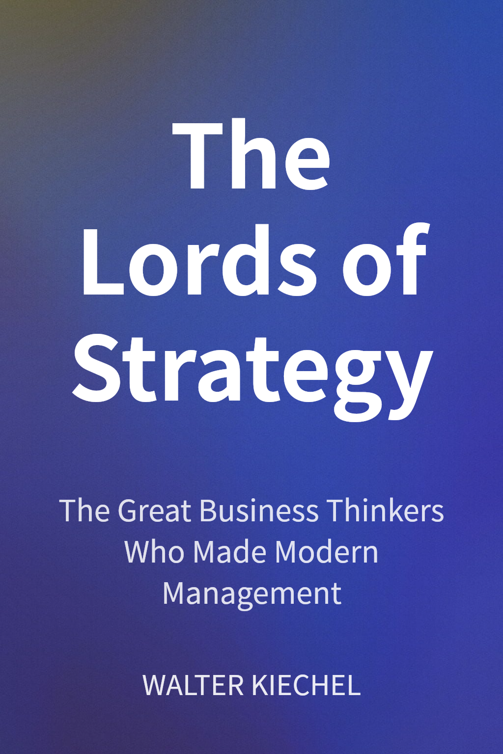 The Lords of Strategy cover