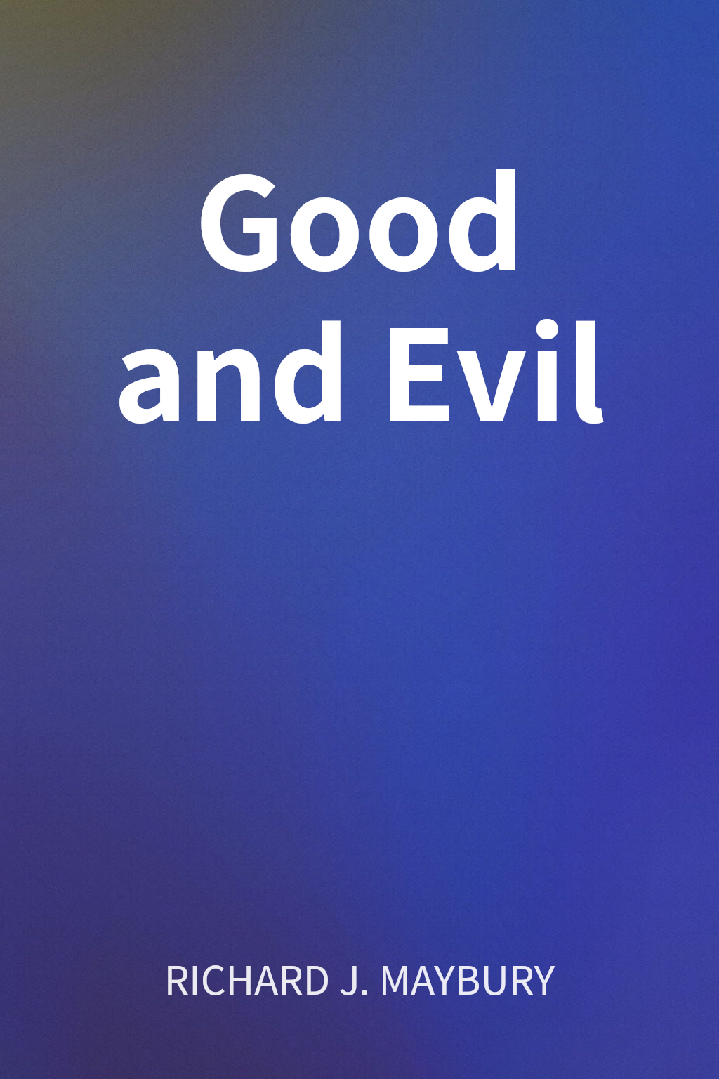 Good and Evil cover