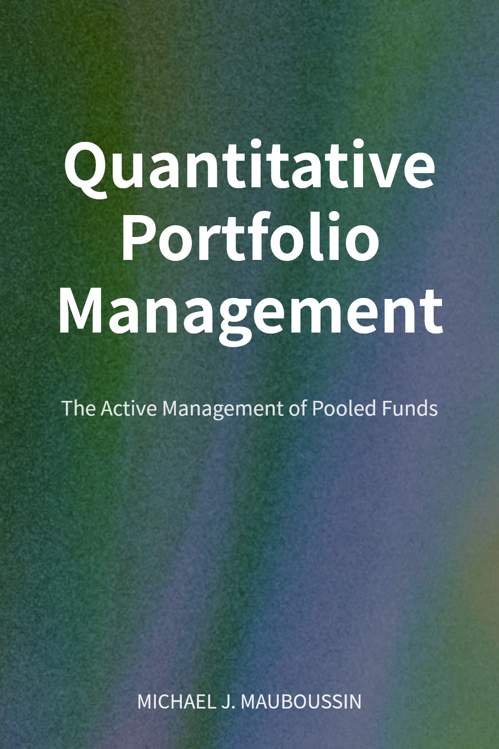 Quantitative Portfolio Management cover