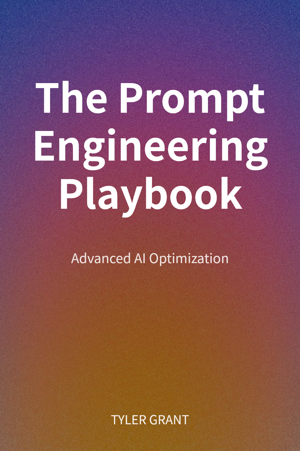 The Prompt Engineering Playbook cover
