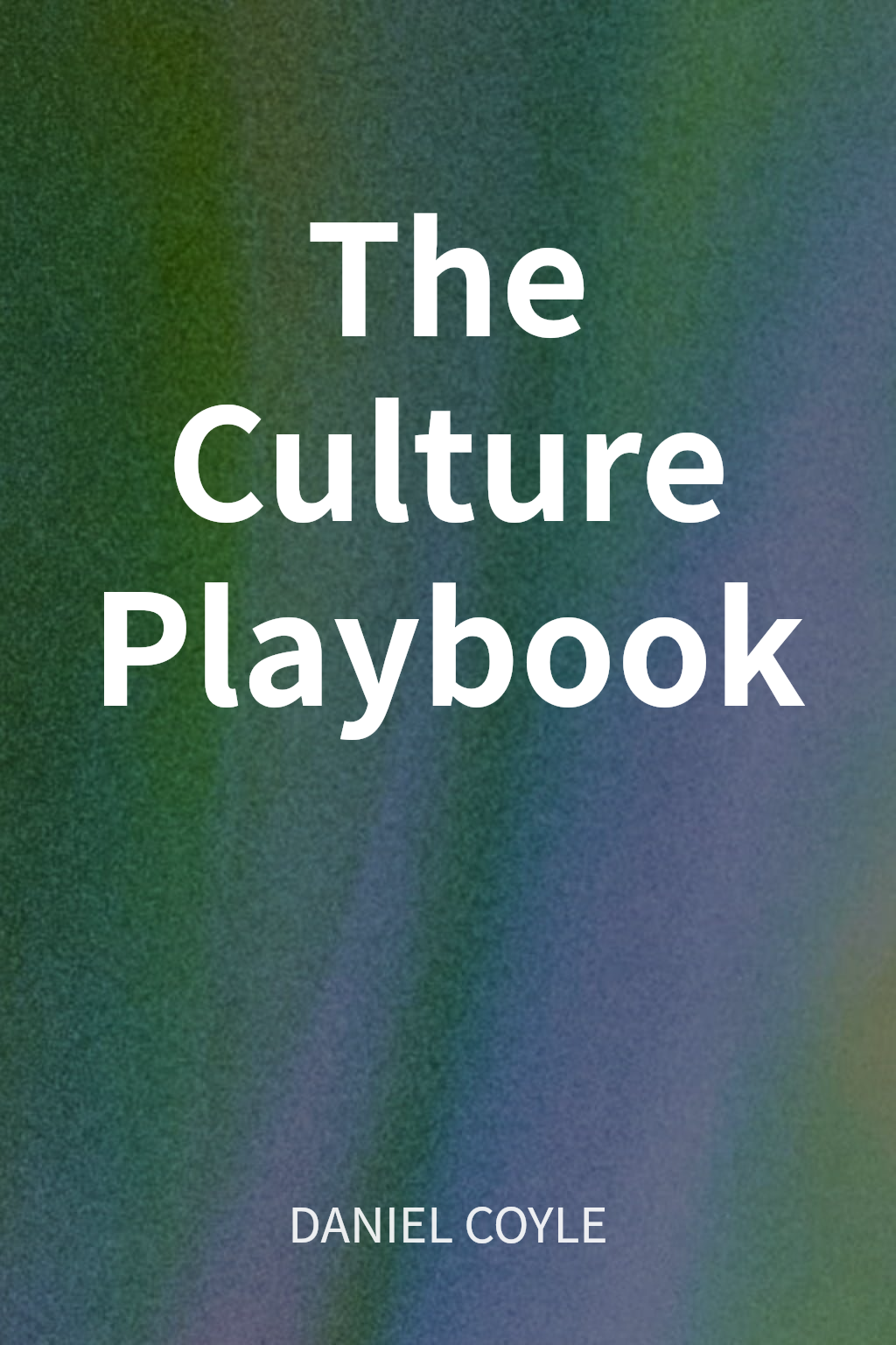 The Culture Playbook cover