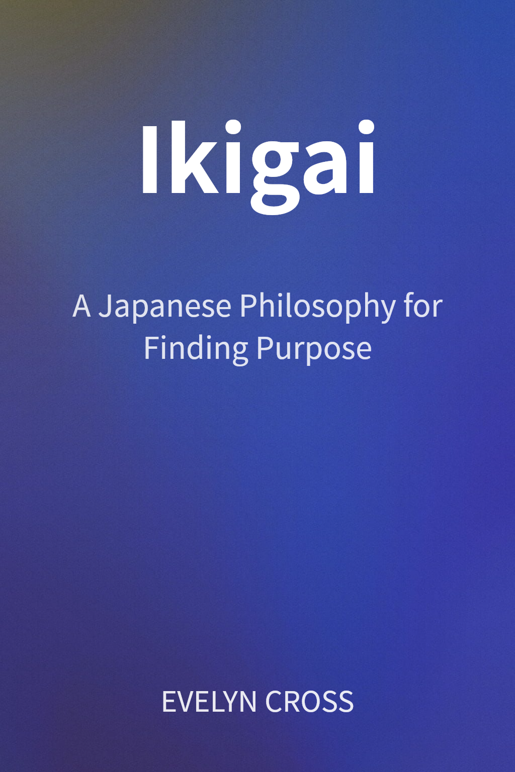 Ikigai cover