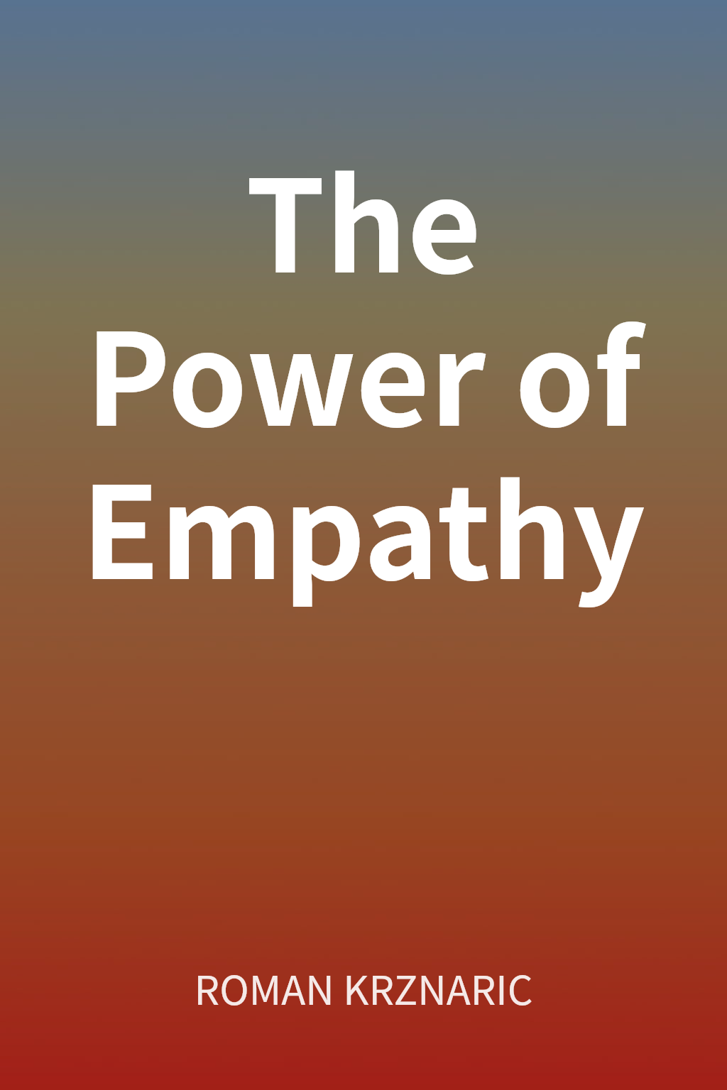 The Power of Empathy cover