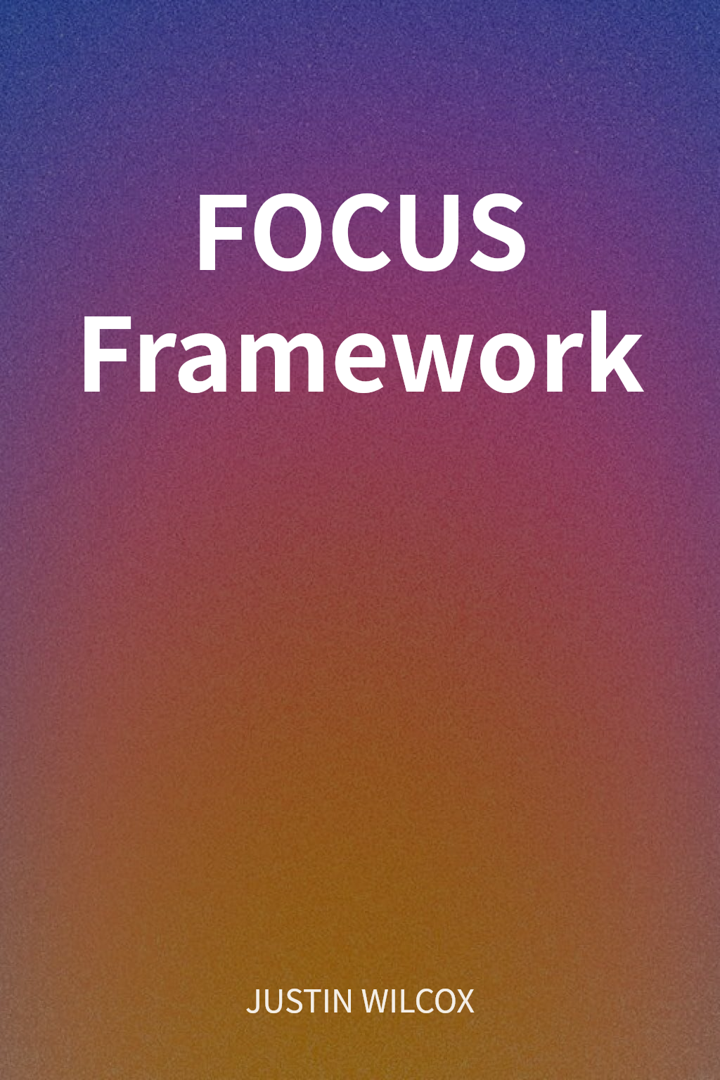 FOCUS Framework cover