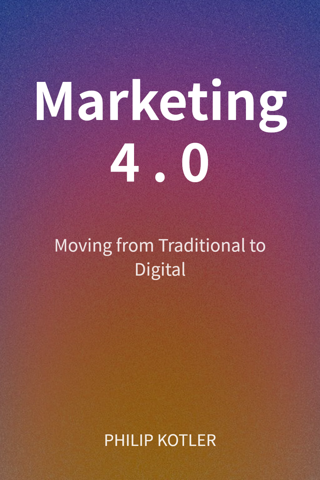 Marketing 4.0 cover
