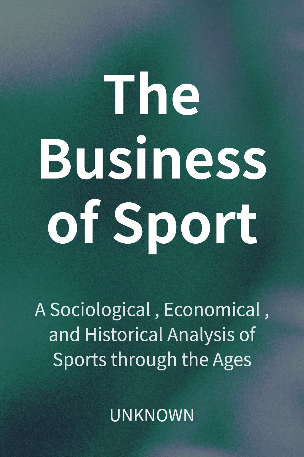 The Business of Sport cover